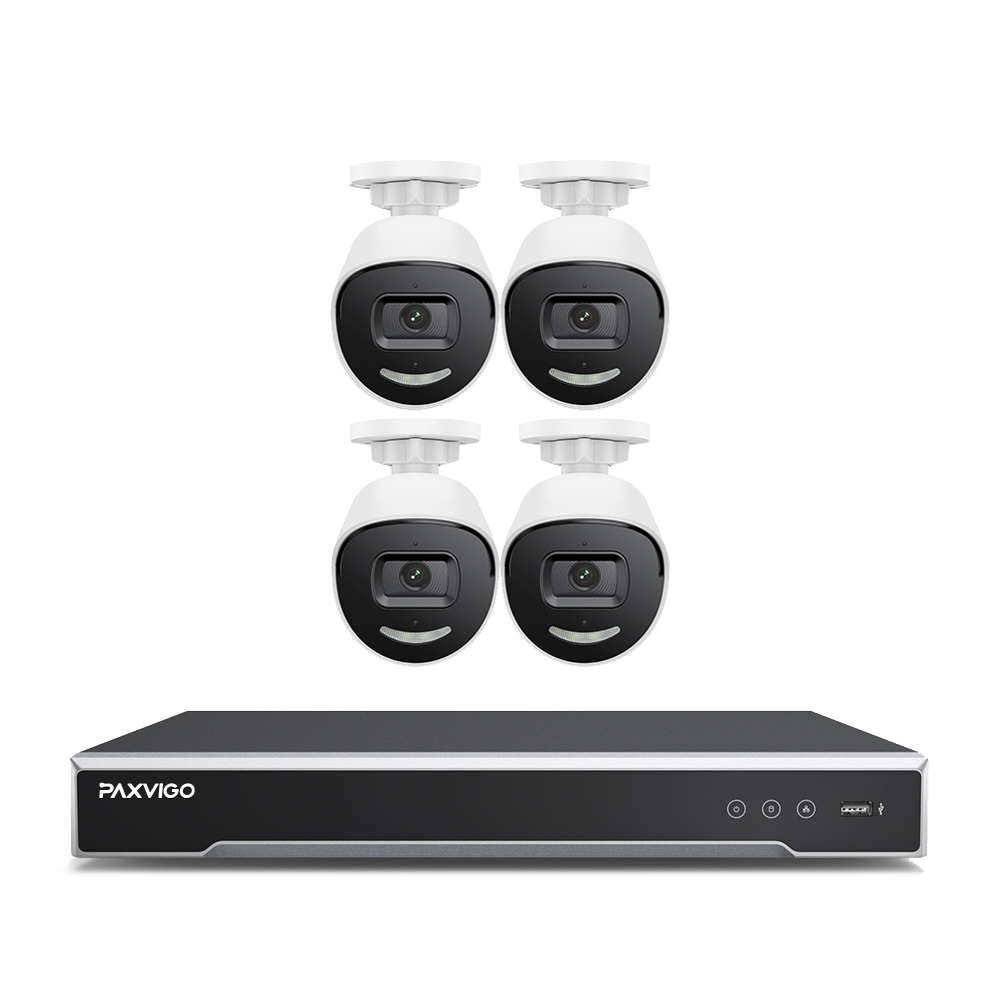 EPK800 | 16-Channel 4K PoE NVR Security System, 3840×2160@25 fps, 1/1.8" Progressive Scan CMOS, Strobe & Siren Alarm, Two-Way Audio, AI Person & Vehicle Detection, IP67, H.265+