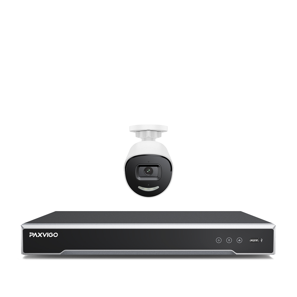 EPK800 | 8-Channel 4K PoE NVR Security System, 3840×2160@25 fps, 1/1.8" Progressive Scan CMOS, Strobe & Siren Alarm, Two-Way Audio, AI Person & Vehicle Detection, IP67, H.265+