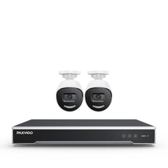 EPK800 | 8-Channel 4K PoE NVR Security System, 3840×2160@25 fps, 1/1.8" Progressive Scan CMOS, Strobe & Siren Alarm, Two-Way Audio, AI Person & Vehicle Detection, IP67, H.265+