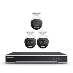 EPK800 | 8-Channel 4K PoE NVR Security System, 3840×2160@25 fps, 1/1.8" Progressive Scan CMOS, Strobe & Siren Alarm, Two-Way Audio, AI Person & Vehicle Detection, IP67, H.265+