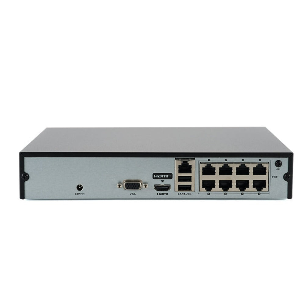 NS608 | 6MP Super HD PoE Network Video Recorder, ONVIF Supported, 8-Channel Live View & Playback, Up to 6 TB HDD